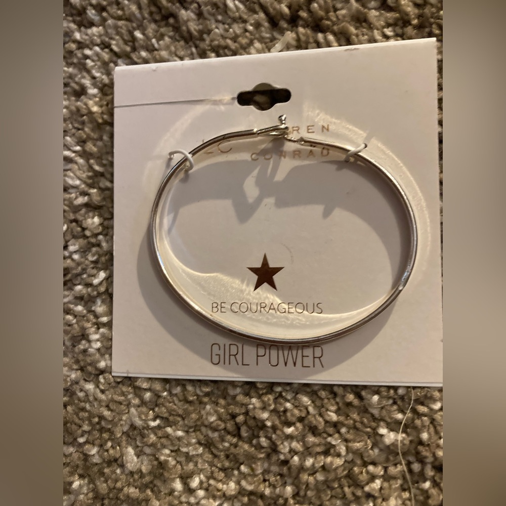 ⭐️3/$30 LC LAUREN CONRAD be courageous girl pwr necklace - Picture 1 of 3